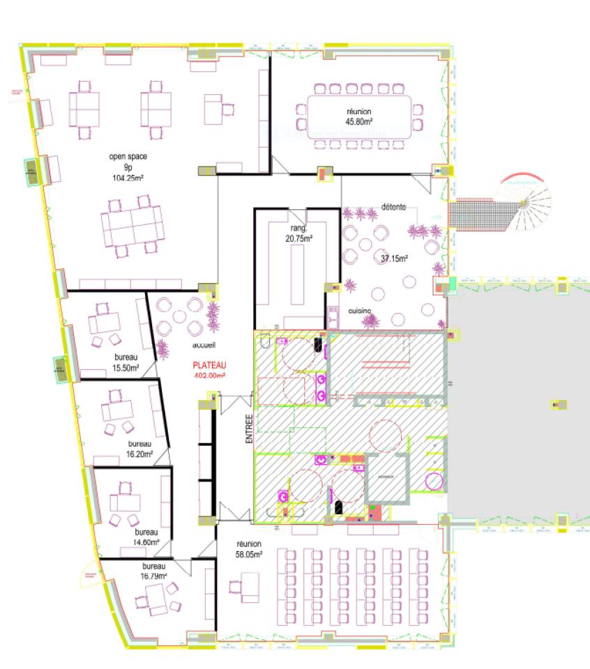 Bureau La Madeleine 1819m² Location bureau La Madeleine Nord OLBUR2114213 12